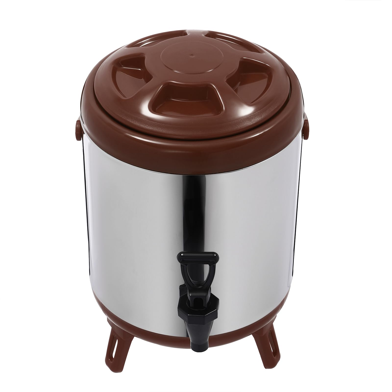 Distributore di acqua calda da 6 l, in acciaio inox, isolato, per caffè, picnic, viaggi, bar, buffet