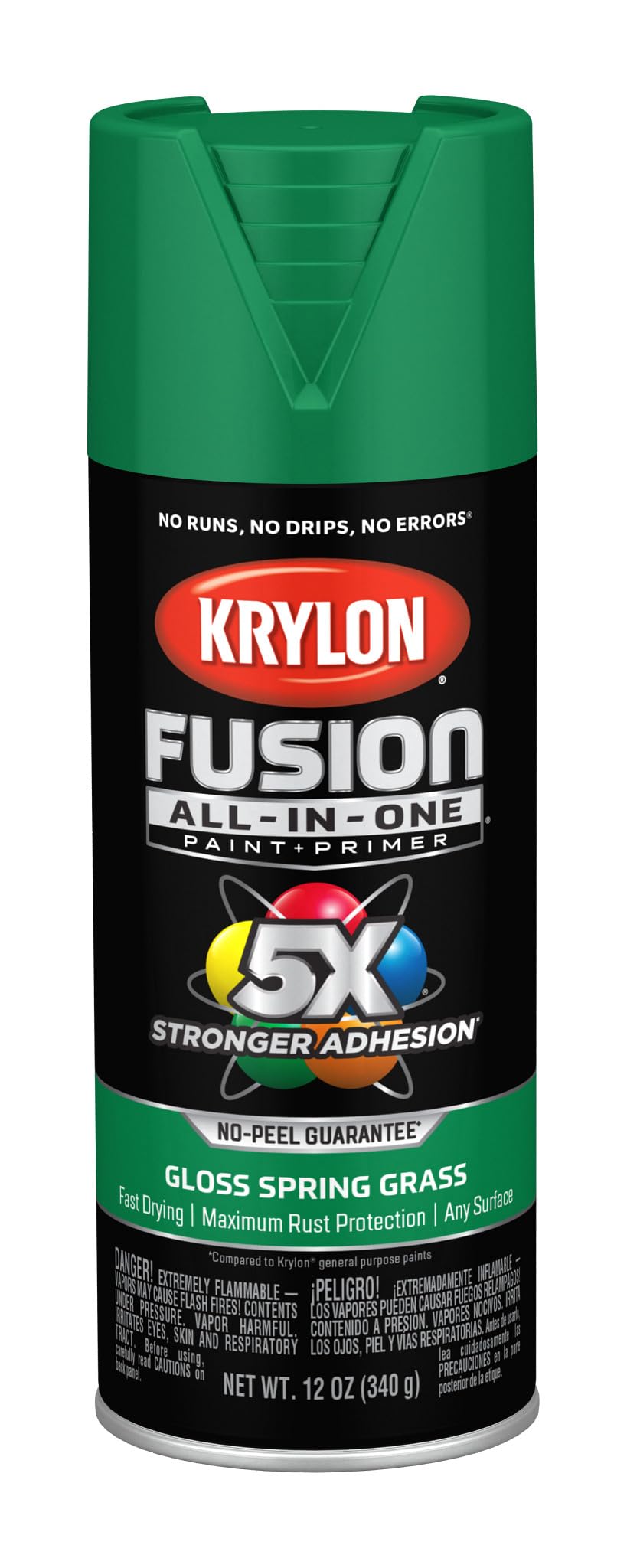 Krylon Fusion All-In-One Gloss Spray Paint &amp; Primer, Spring Grass - 1 Each