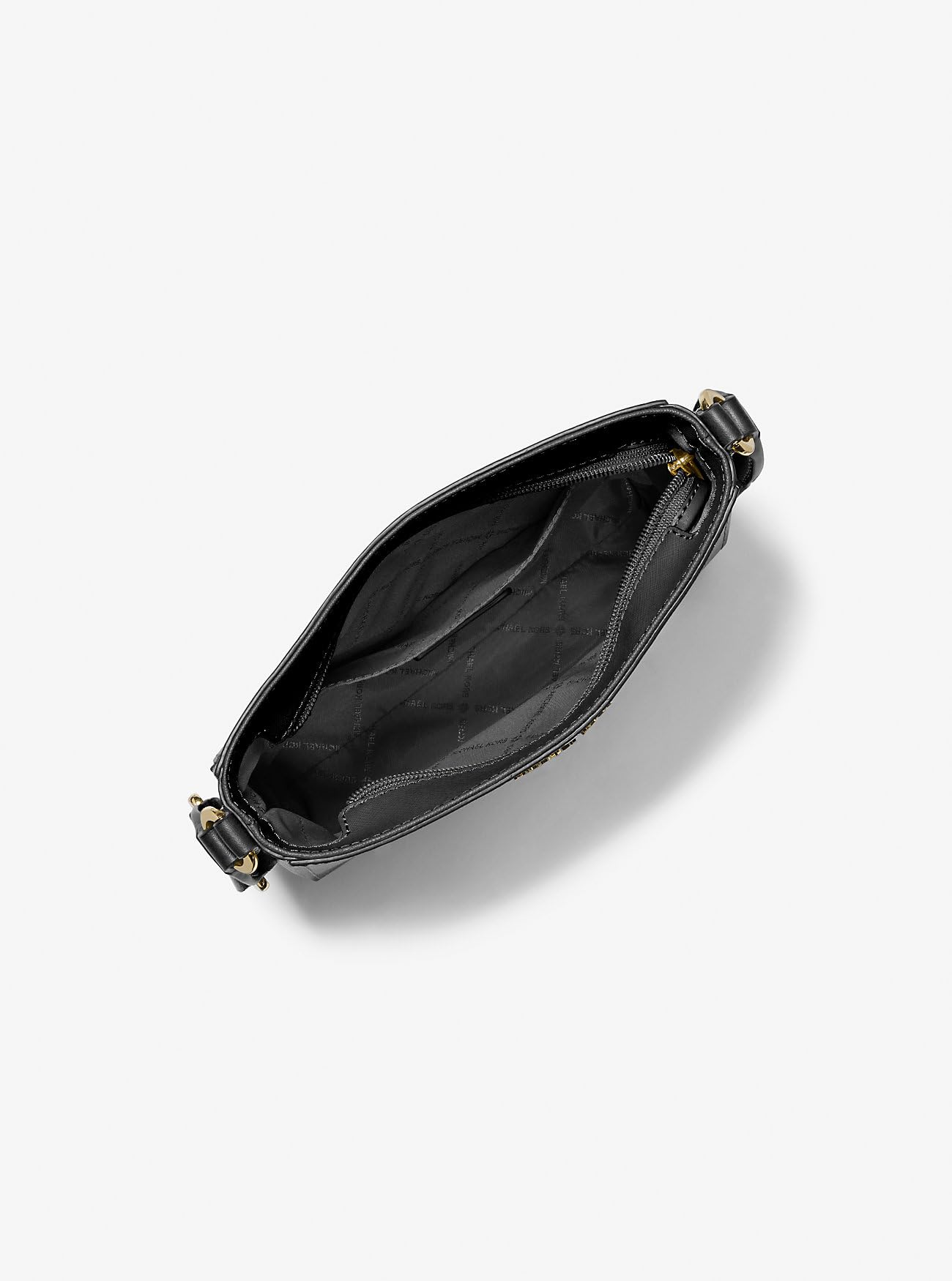 Michael Kors Jet Set Travel Bolso de hombro pequeño Negro, Saffiano negro, Pequeño