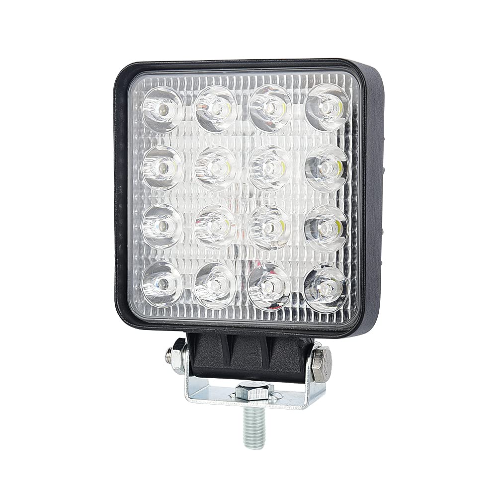 BTMTEC - 10 luces de trabajo de 48 W,10,92 cm, 4560 lm, LED para ser usado como luz de cruce o de carretera, como antinieblas delantero y trasero, etc. Para vehículos todoterreno, barcos, tractores, camiones, vehículos industriales 12 V, 24 V