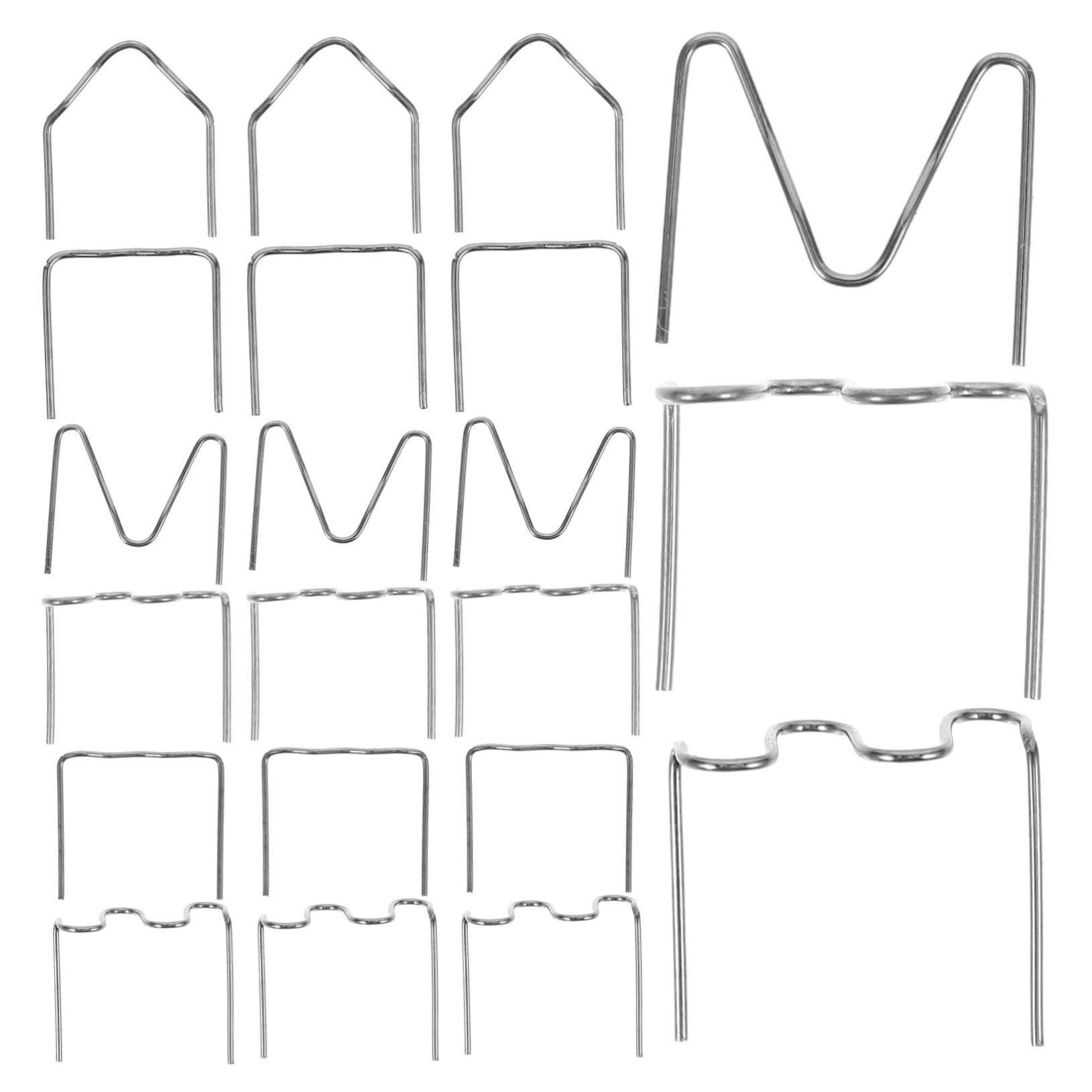 PACKOVE Rapid Car Bumper Repair 600pcs Assorted Welding Staples Auto Staple Kit for Automotive Repair