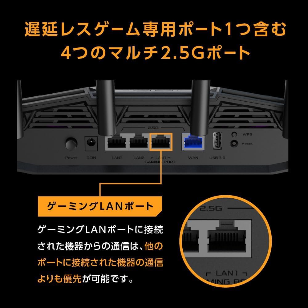 Amazon.co.jp: ASUS TUF Gaming BE9400 Wireless Router Support WiFi