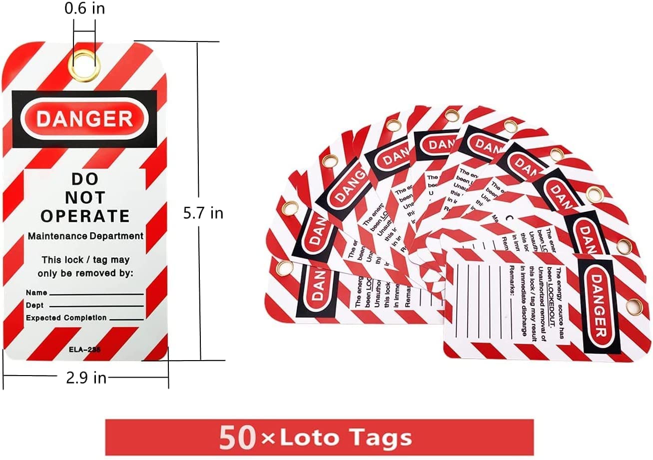 Snapklik.com : SAFBY 50 Keyed Different Lockout Tagout Locks