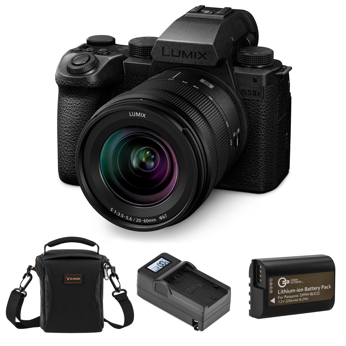 Amazon.com: Panasonic LUMIX S5IIX Mirrorless Camera with 20-60mm f