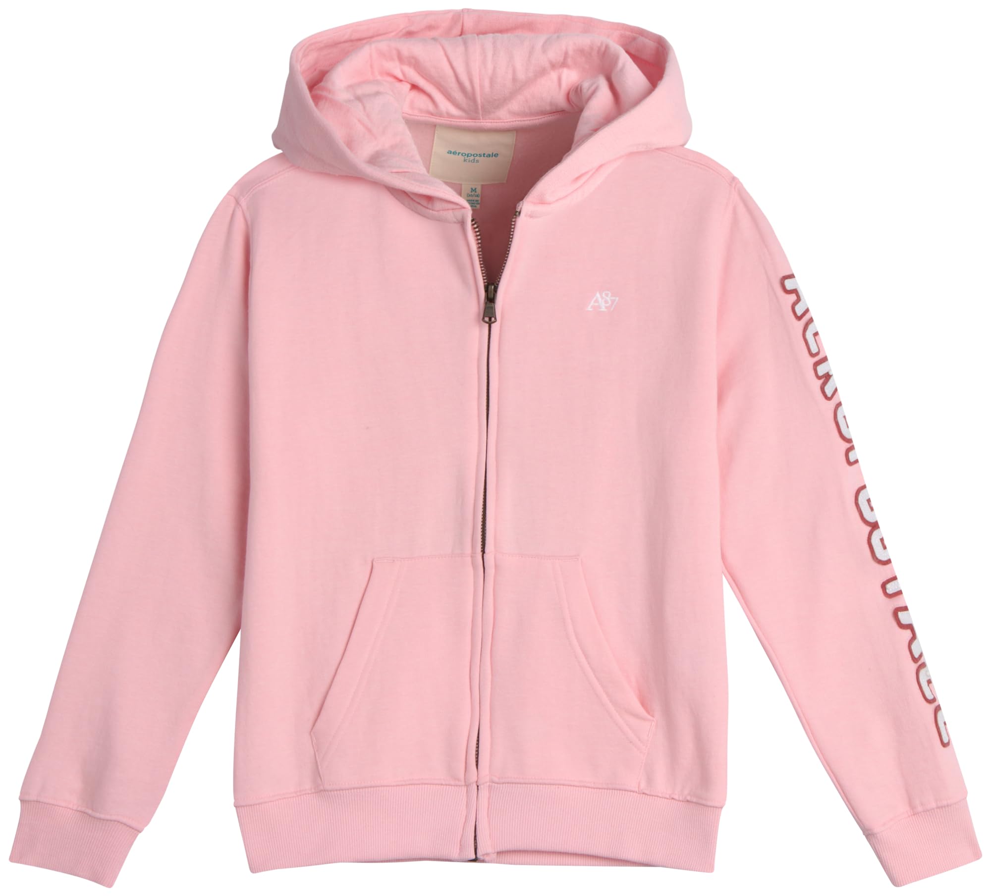 Aeropostale Sudadera Con Capucha Y Forro Polar Con Cremallera