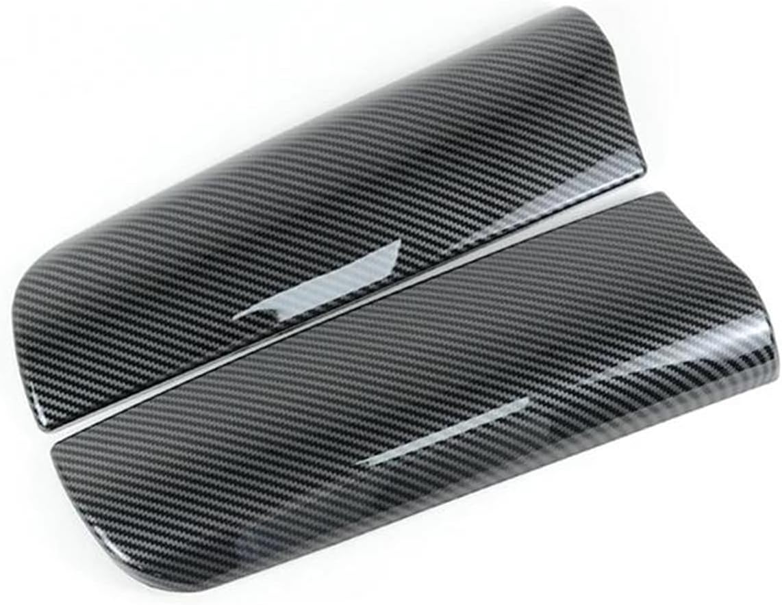 Armrest Box Protective Cover Car Carbon Fiber Center Console Armrest Panel Decorative Cover for 7 Series F01 F02 2009-2015