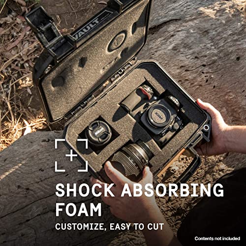 Vault By Pelican - V100 Multi-Purpose Hard Case With Foam (Black) #TOP6