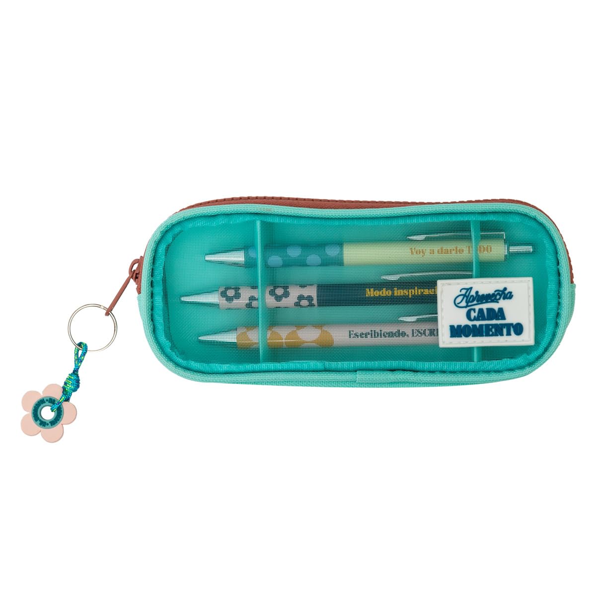 Mr.Wonderful Pencil Case with 3 Pens - Take Advantage of Every Moment