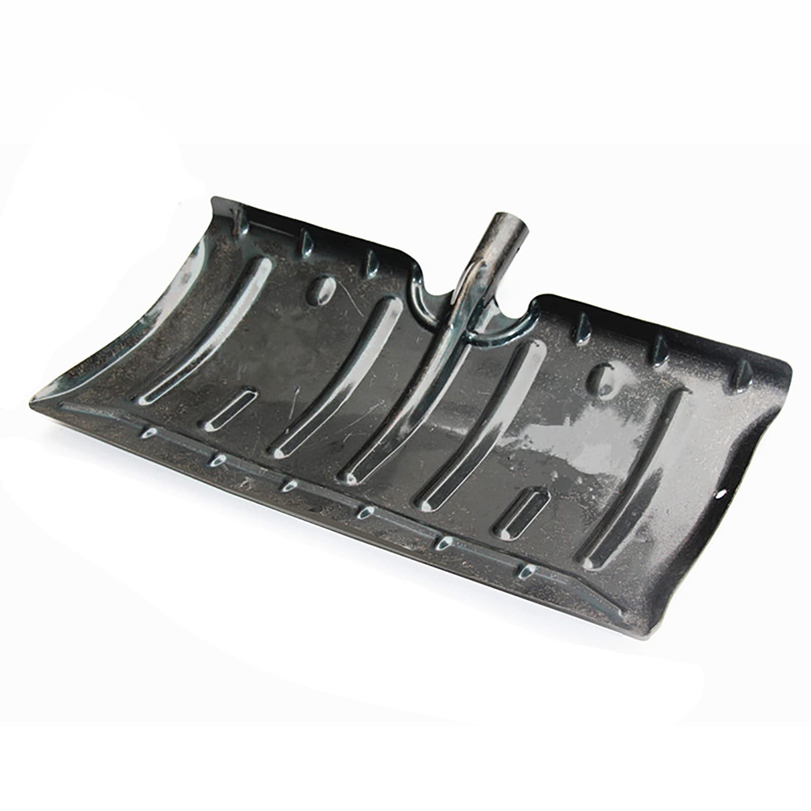 Pala De Nieve De Acero con Cabeza De Pala Cuadrada, Pala De Nieve Portátil Multifuncional, Ideal para Limpiar La Nieve, Ordenar El Patio (Color : Black, Size : Shovel Head)