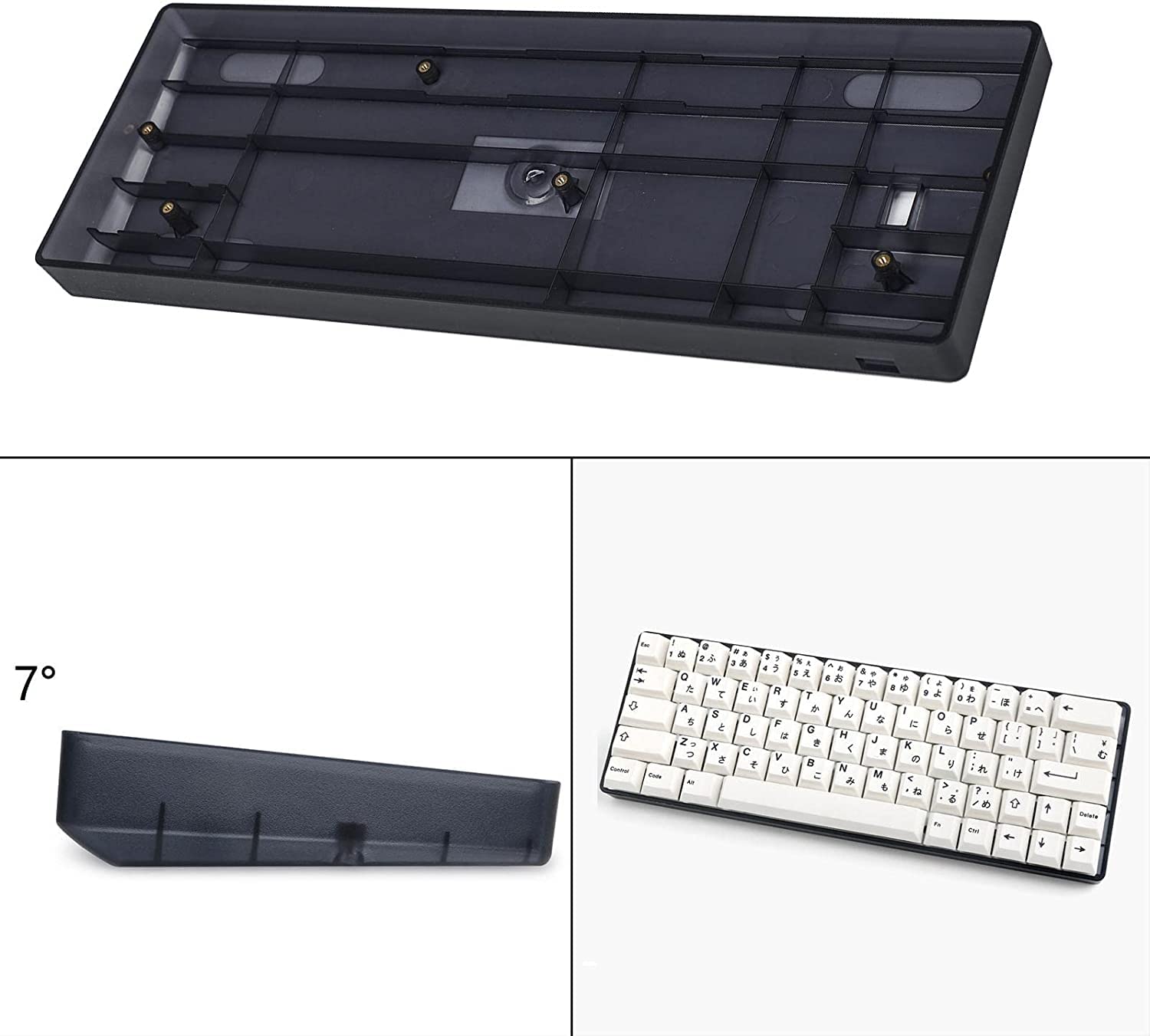 Amazon | 60％ルキーボード用GH60プラスチックケースシェル