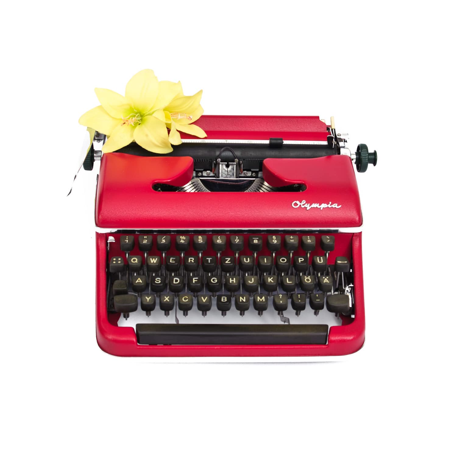 Generisch Vintage Schreibmaschine rot