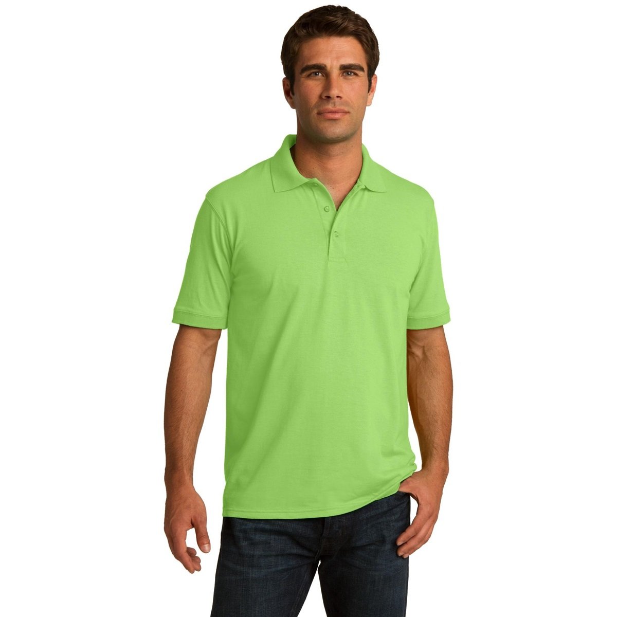 Clothe Co. Men's Big and Tall Polo Shirt, Men's Tall Polo Short Sleeve Performance Cotton Blend