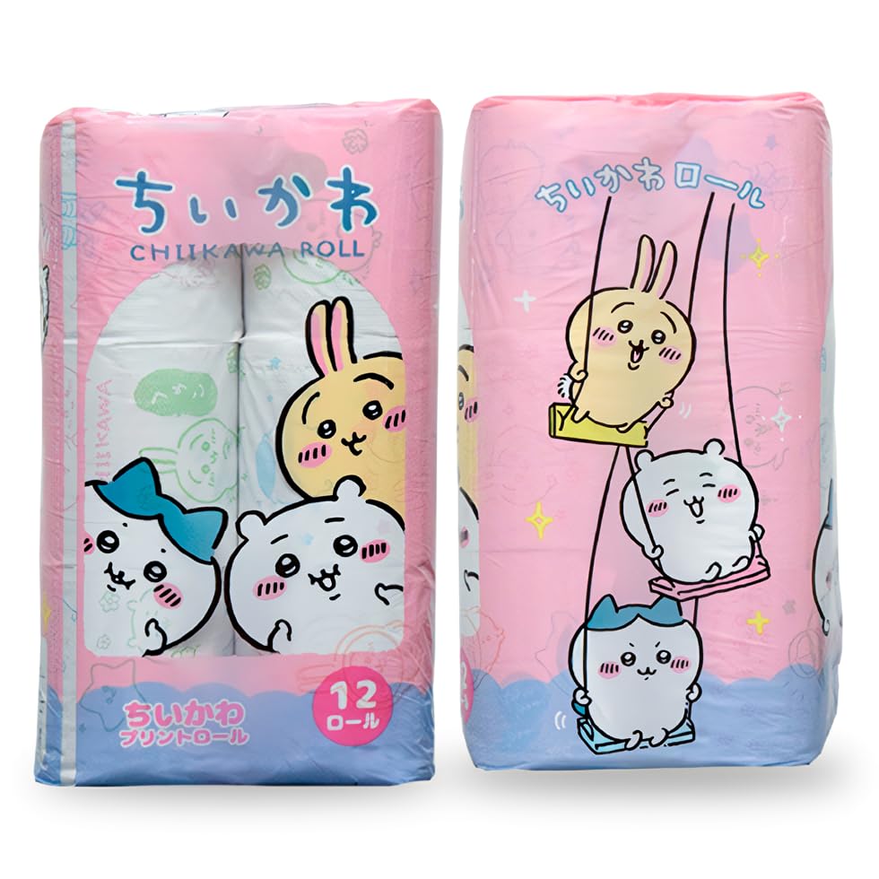 ☆ちいかわ トイレットペーパー☆ トイレットペーパー ダブル 12ロール ちいかわ 25m巻 8パック