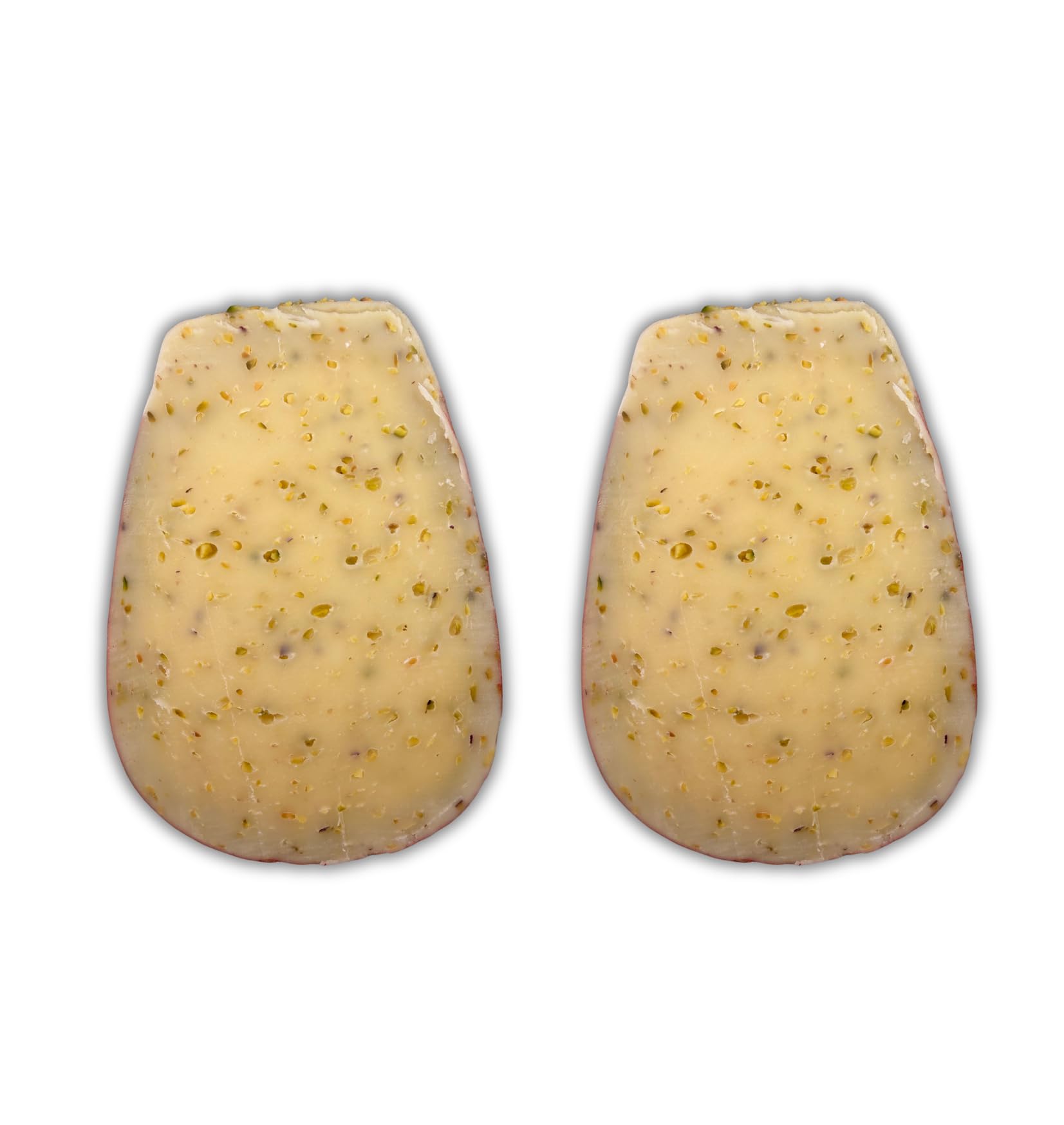 Machegusto!® - 2x 500g Caciobufala à la Pistache + Planche à Découper Offerte – Fromage Italien au Lait de Bufflonne et Pistaches | Saveur Délicate et Gourmande | Format 1kg