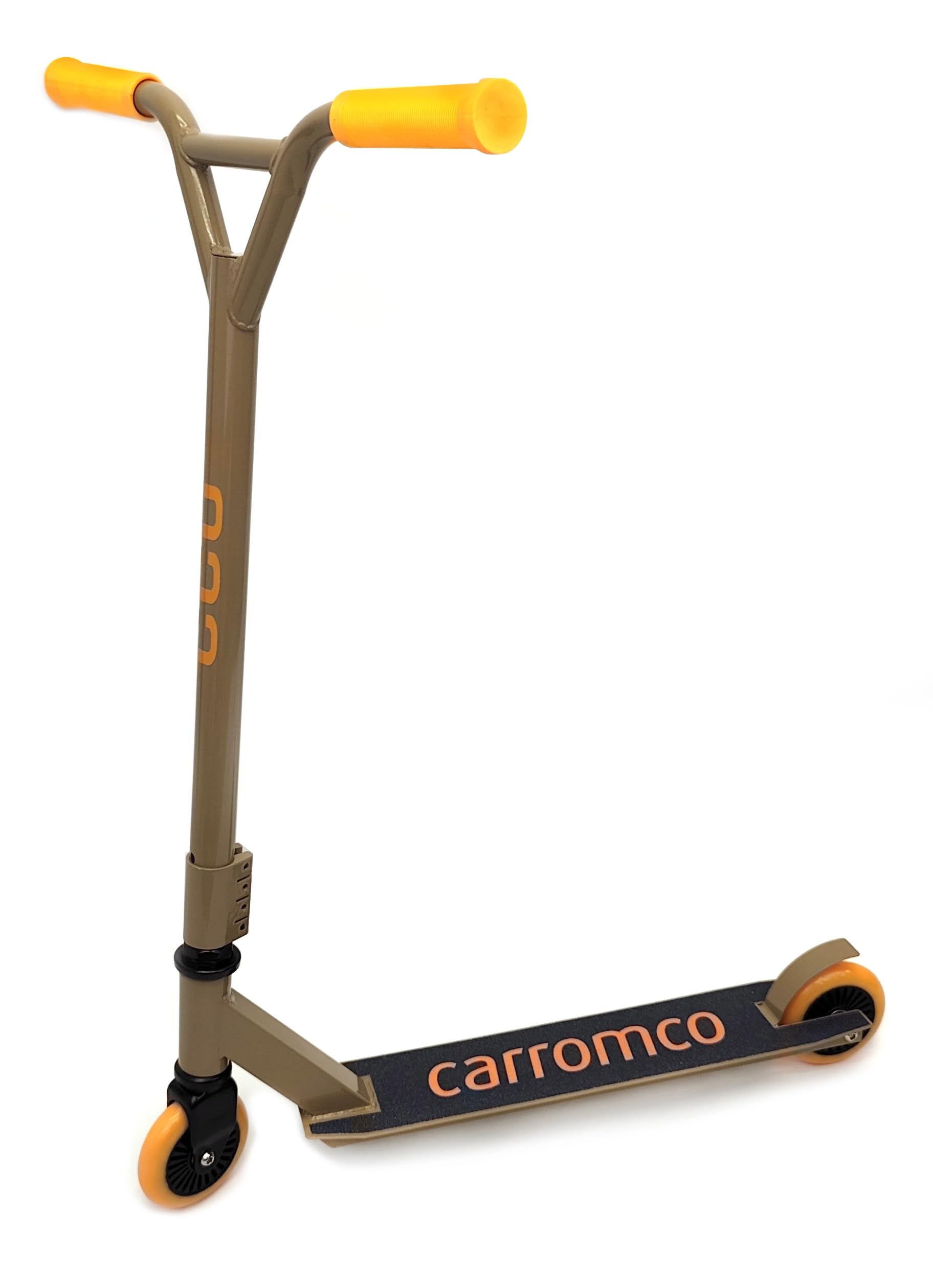 Carromco Highfly hulajnoga kaskaderska dla dzieci, hulajnoga dla dzieci, składana, łożyska ABEC-9, koła 100 mm, 4-krotna blokada kierownicy, maks. 100 kg | Hulajnoga dziecięca, składana, łożyska ABEC-9, koła 100 mm, 4-krotne zabezpieczenie kierownicy, mak