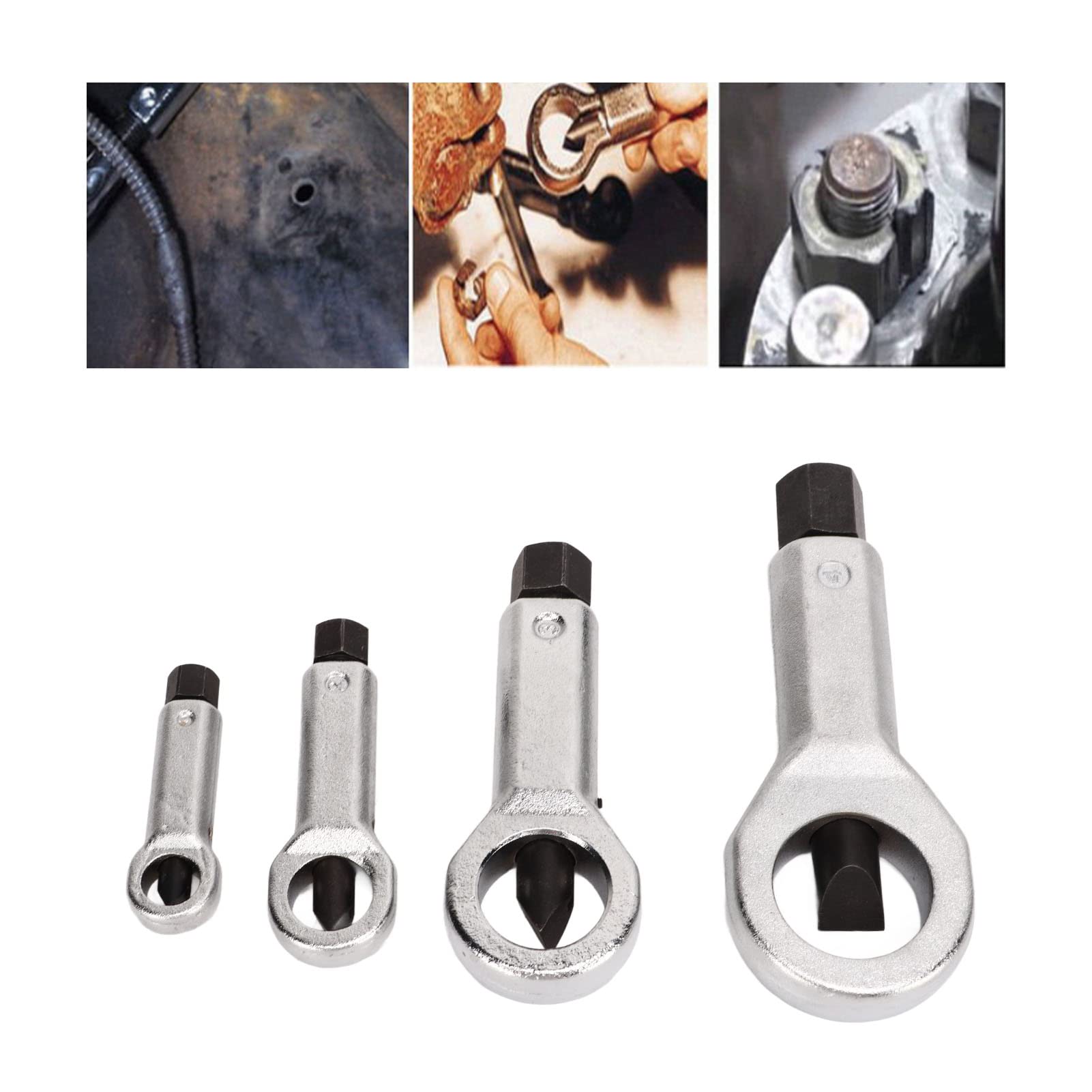 Hochleistungsanbieter -Nuss -Cracker- und Splitter -Werkzeugset - Effizienter Extraktor für kaputte und beschädigte Muttern ideal für Mechanik- und DIY -Projekte!