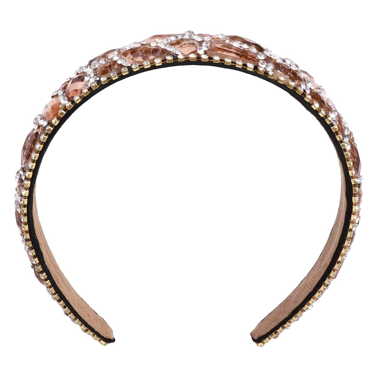MAGICLULU 2 Piezas Diadema De Ala Ancha Aro De Pelo Brazalete Para El Cabello Diademas Anchas Lazos Para El Cabello Con Tiara Nupcial De La Boda Diadema Ligera Perder Con Cuentas Duro