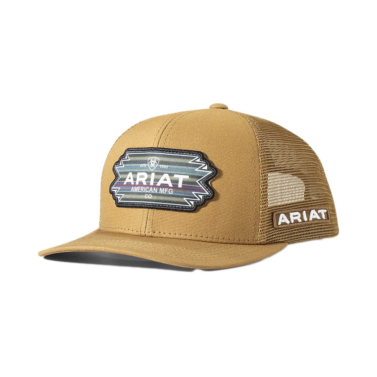 Ariat Men's Gold Description Multi Southwest Patch Cap, One Size