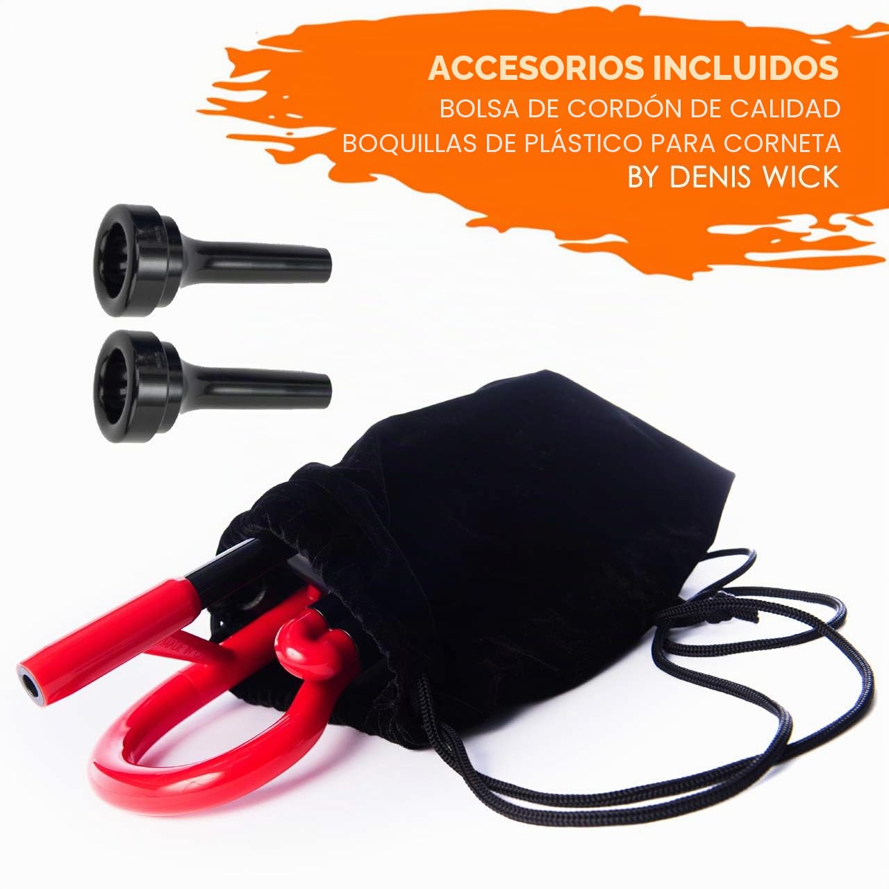 pCornet 700620, Corneta rojo en Bb de construcción corta