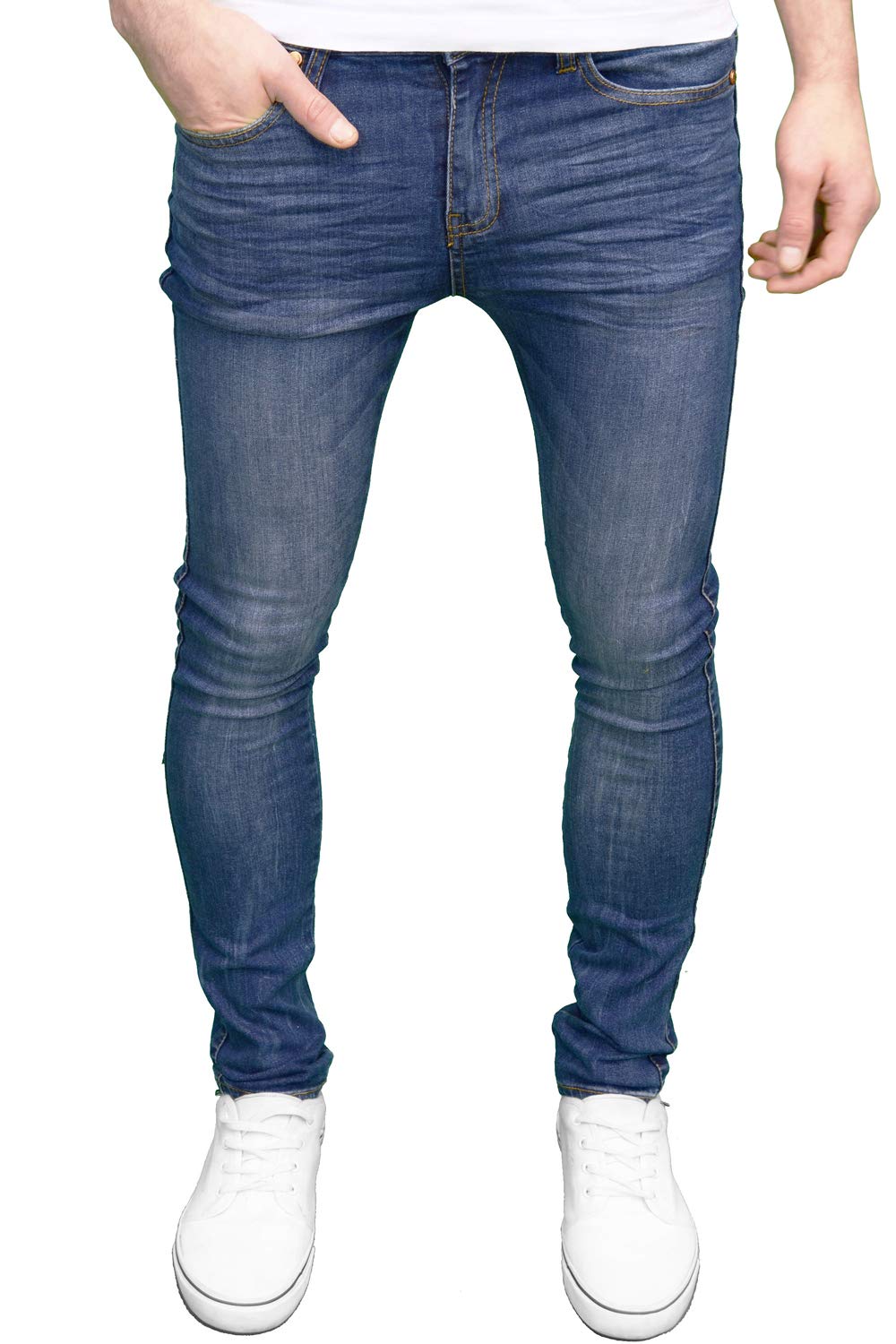 526Jeanswear Mens Stretch Skinny Fit Jeans