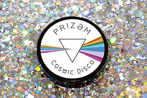 Cosmic Disco Glitter ? 60g ? Festival Glitter , Chunky Glitter , Makeup Glitter , Face Glitter , Body Glitter , Glitter Makeup , Hair Glitter , Cosmetic Glitter , Nail Glitter , Eyeshadow Glitter