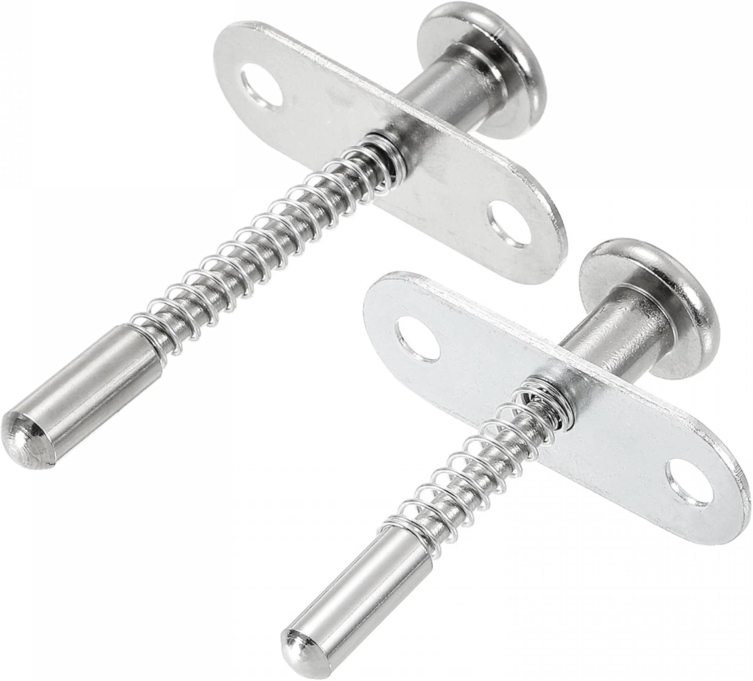 uxcell 2Pcs 6mm + 4Pcs 7mm Head Dia Stainless Steel Spring Plunger Latches Spring
