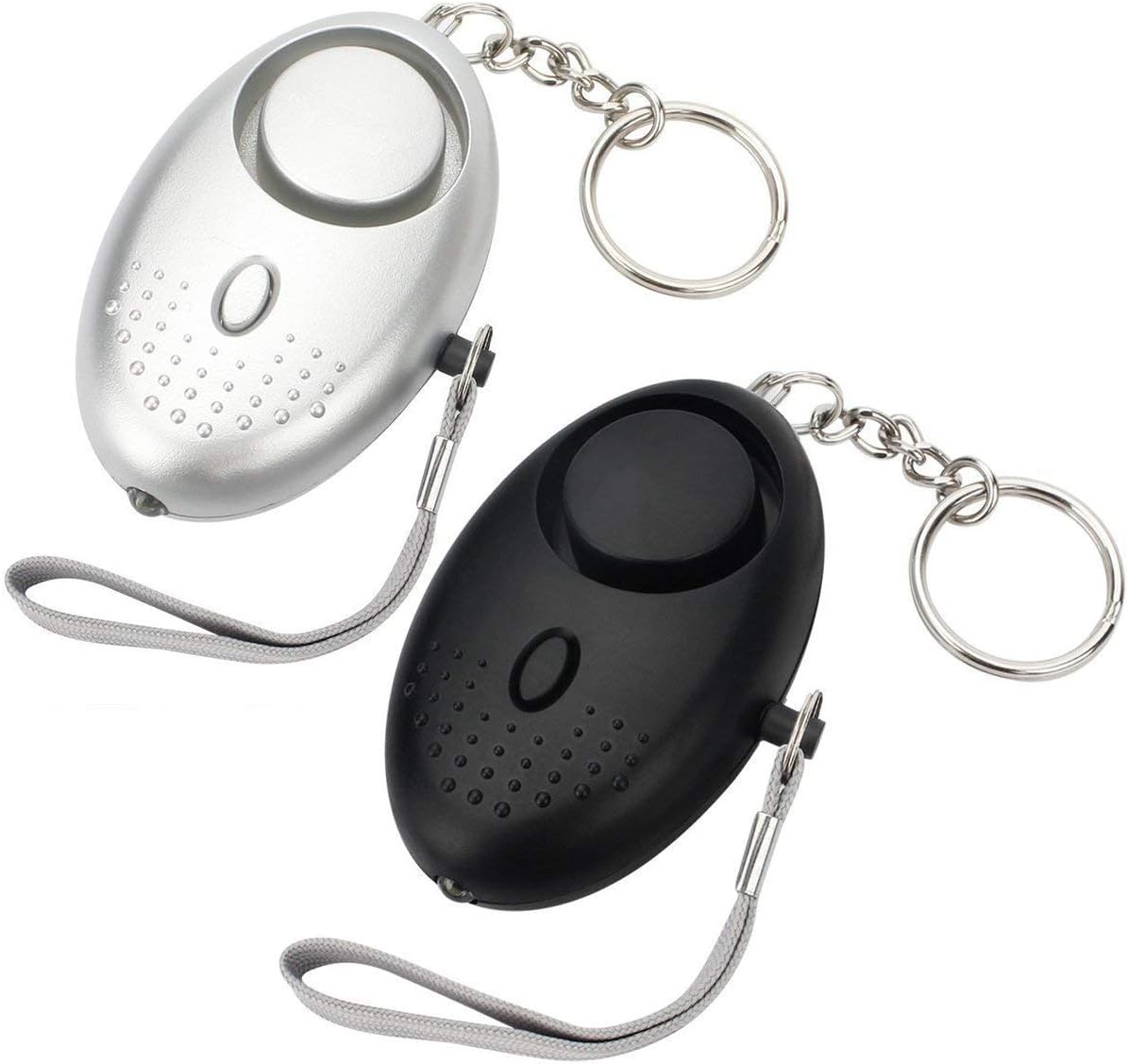 Personal Alarm Keychain, Safesound [2 Pack] Vinkey 130dB LOUD Emergency Personal Safety Alarm with Flashlight-Safety Defense Personal Alarm for Women, Kids, Elderly, Girls, Students-Batteries Included