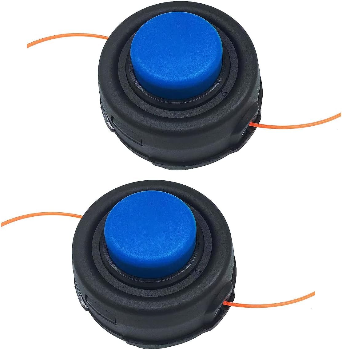 2 paquetes de cabezales de recortadora T35 531300183 para Husqvarna 122LDx 123L 123LD 125L 128L 128LDx 224L 225L 232L 322L 323L 324L 324Lx 325L 325Lx 322R 322R 324L 3R 5255 Piezas de repuesto para