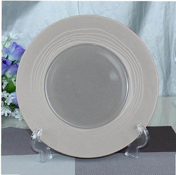 1pc Clear Plastic Easels Plate Holders Display Dish Rack Picture Frame Photo Book Holder Display Stand Stander