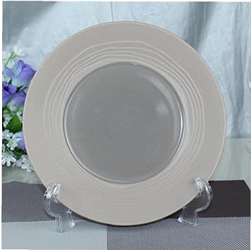 1pc Clear Plastic Easels Plate Holders Display Dish Rack Picture Frame Photo Book Holder Display Stand Stander