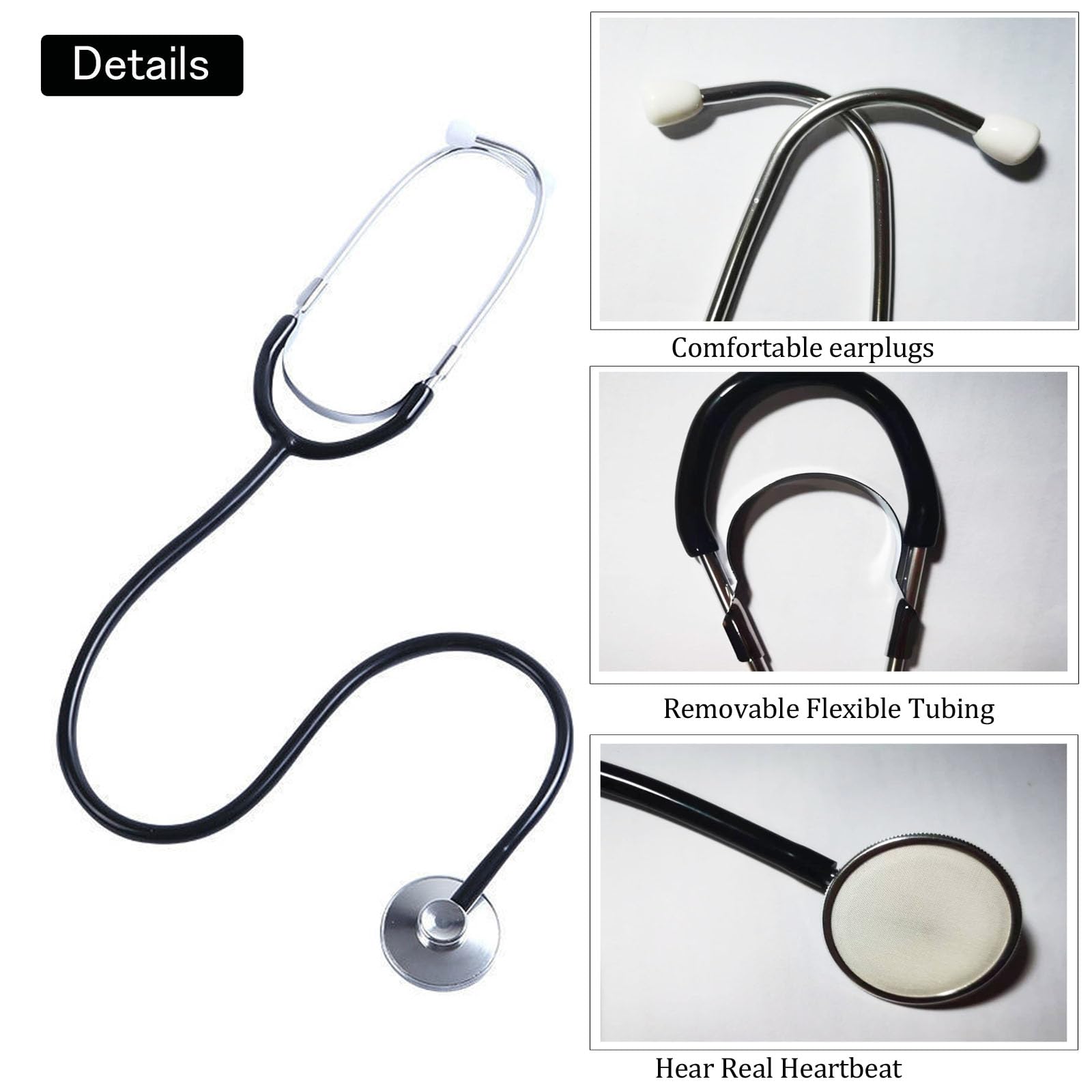 VNNOPG Kids Doctor Costume Doctors Nurse Outfit Set Child Role Play Costumes Fancy Dress Up Playsets with Lab Coat,Stethoscope,Mask and Scrubs Costume(150) - Image 4