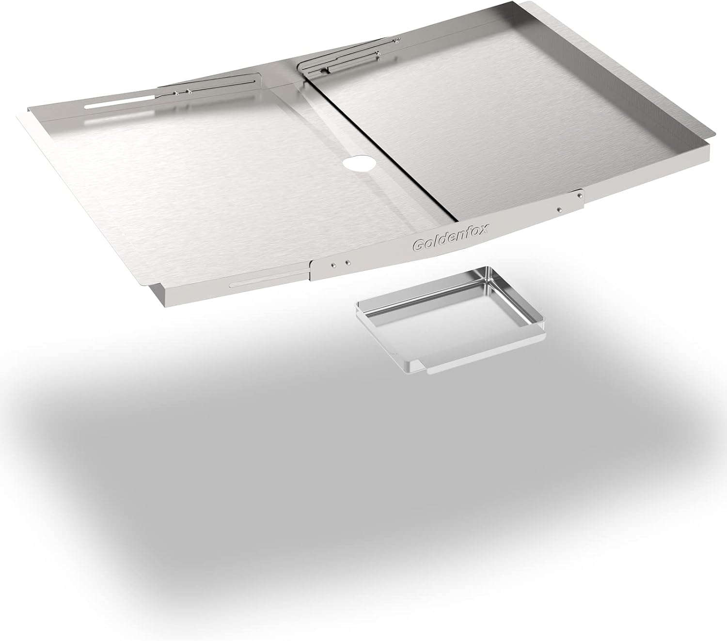 Grill Grease Tray Replacement With Catch Pan Adjustable Grease Drip Pan