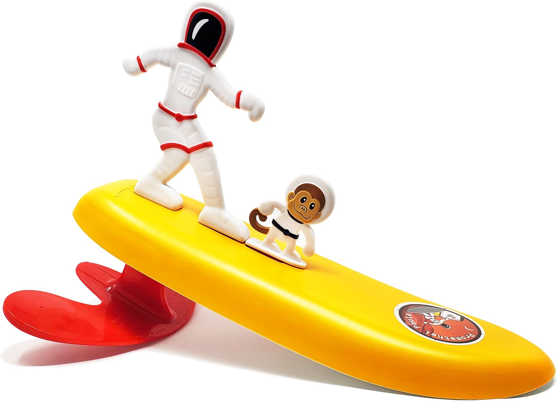 Surfer Dudes Legends & Surfer Pets Wave Powered Mini-Surfer, Pet and Surfboard Beach Toy - Promethei Paula and Alberta