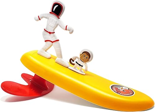 Vista 6 de Surfer Dudes Legends & Surfer Pets Mini surfista accionado mediante olas, juguete para la playa con mascota y tabla de surf - Cloud 9 Cody y Sky