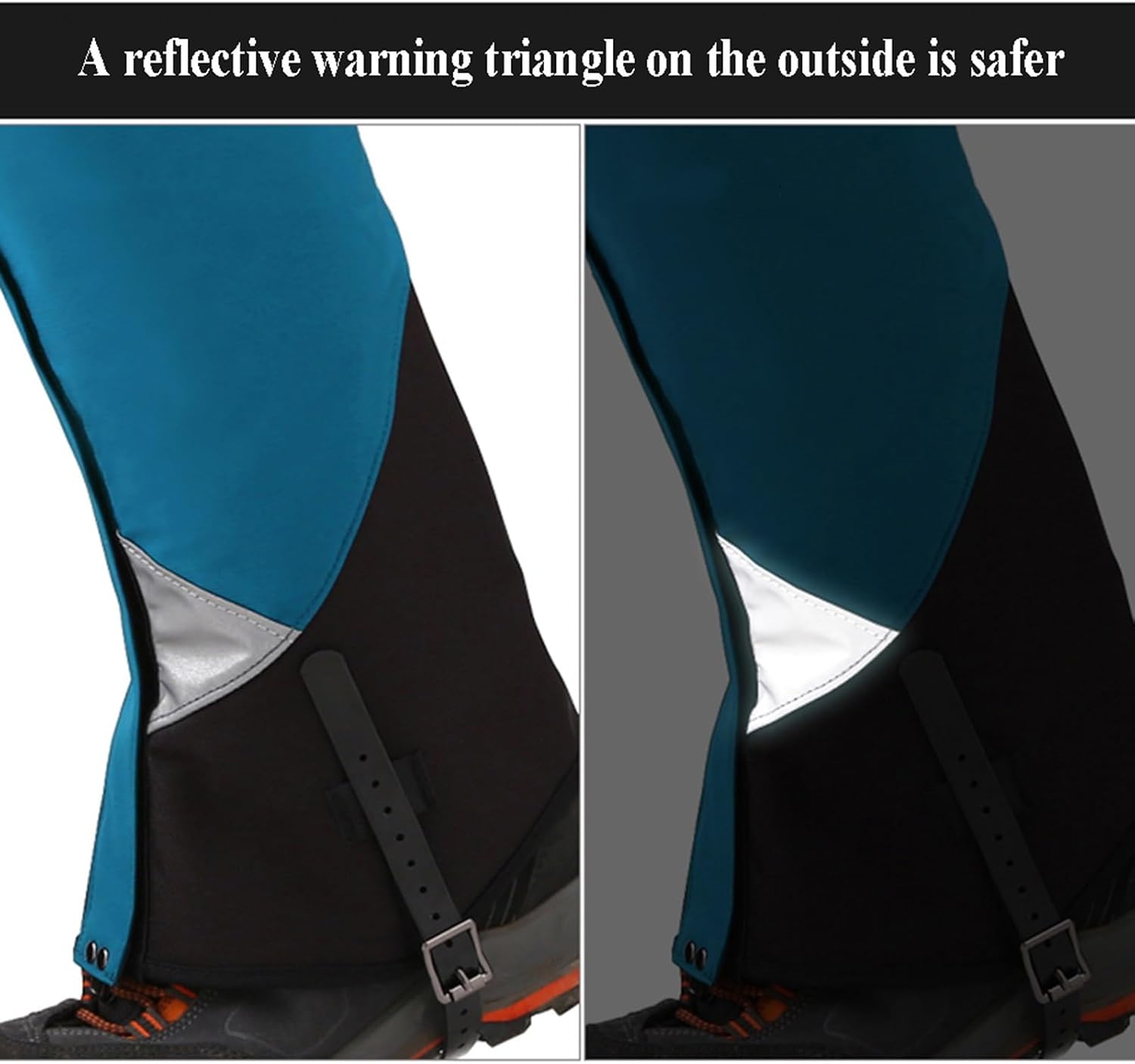Leg Gaiters, Super Cold-Resistant Ability to Prevent Snake Bites, Snowshoe Gaiters, Outdoor Gaiters, Suitable for Climbing, Hunting, and Snowshoeing