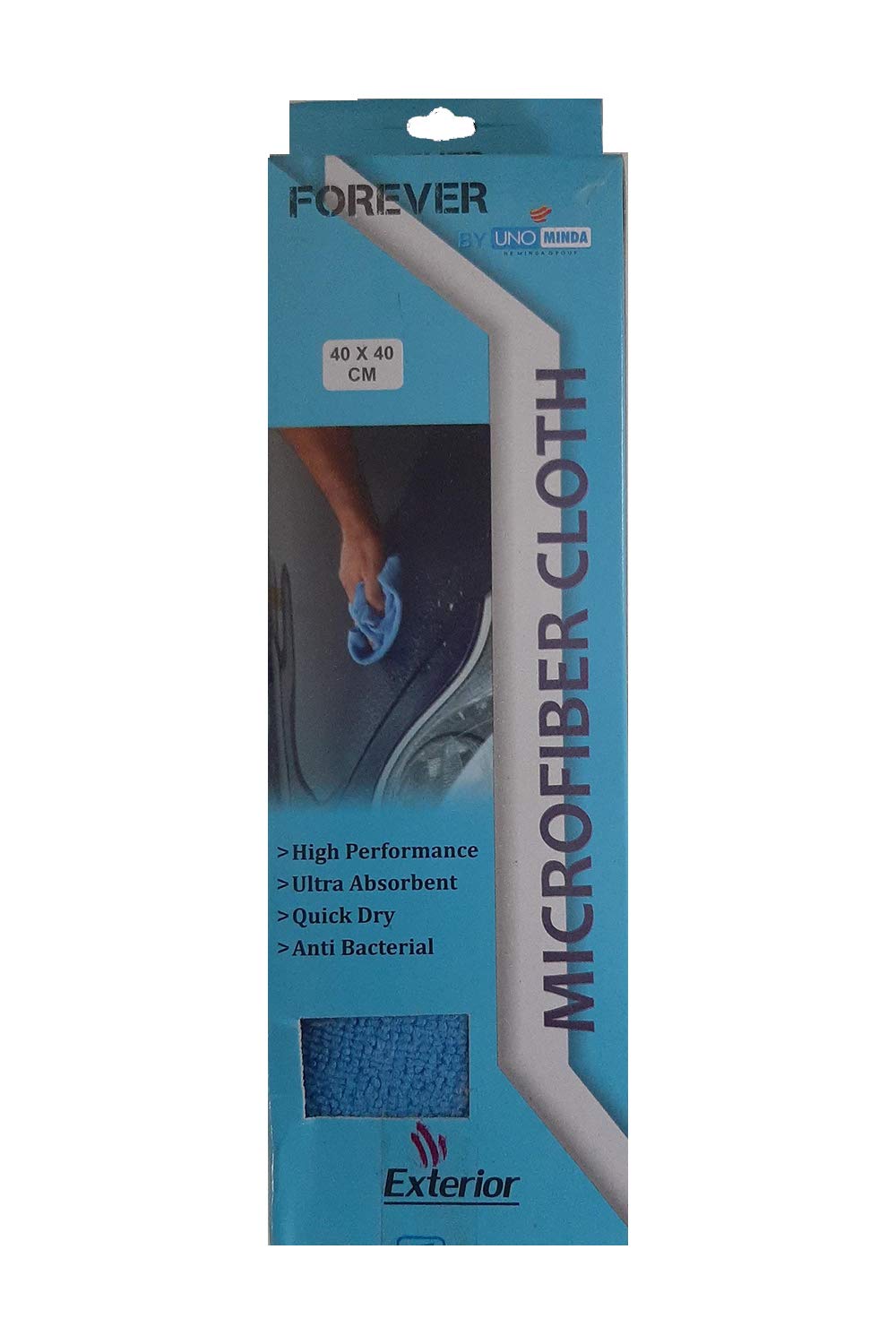 UNO MINDA FOREVER-1001, Recyclable, Multipurpose Superfine Microfiber Cloth - for Car Bike Cleaning Polishing Washing & Detailing