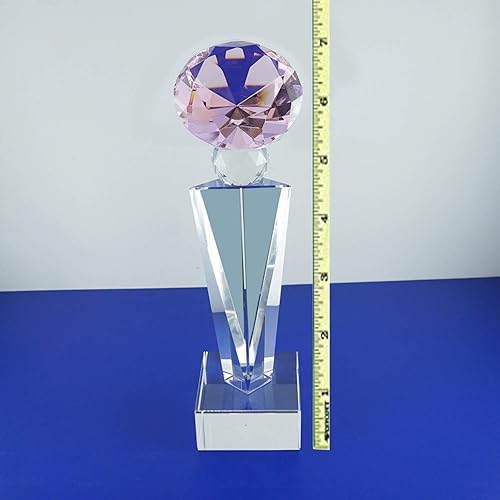 Miniatura 5 de Trofeo óptico del grabado láser personalizado Reconocimiento Realidad del trofeo de los premios del trofeo del diamante del cristal