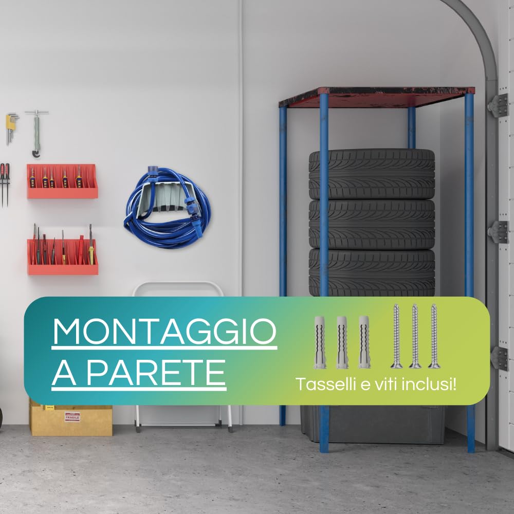 Spetebo Supporto Per Tubo Da Giardino In Ghisa – Antico E Robusto – Fissaggio A Parete - 6