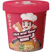 HAIDILAO – Spaghetti di riso istantanei Hot & Sour – (1 X 122 G)