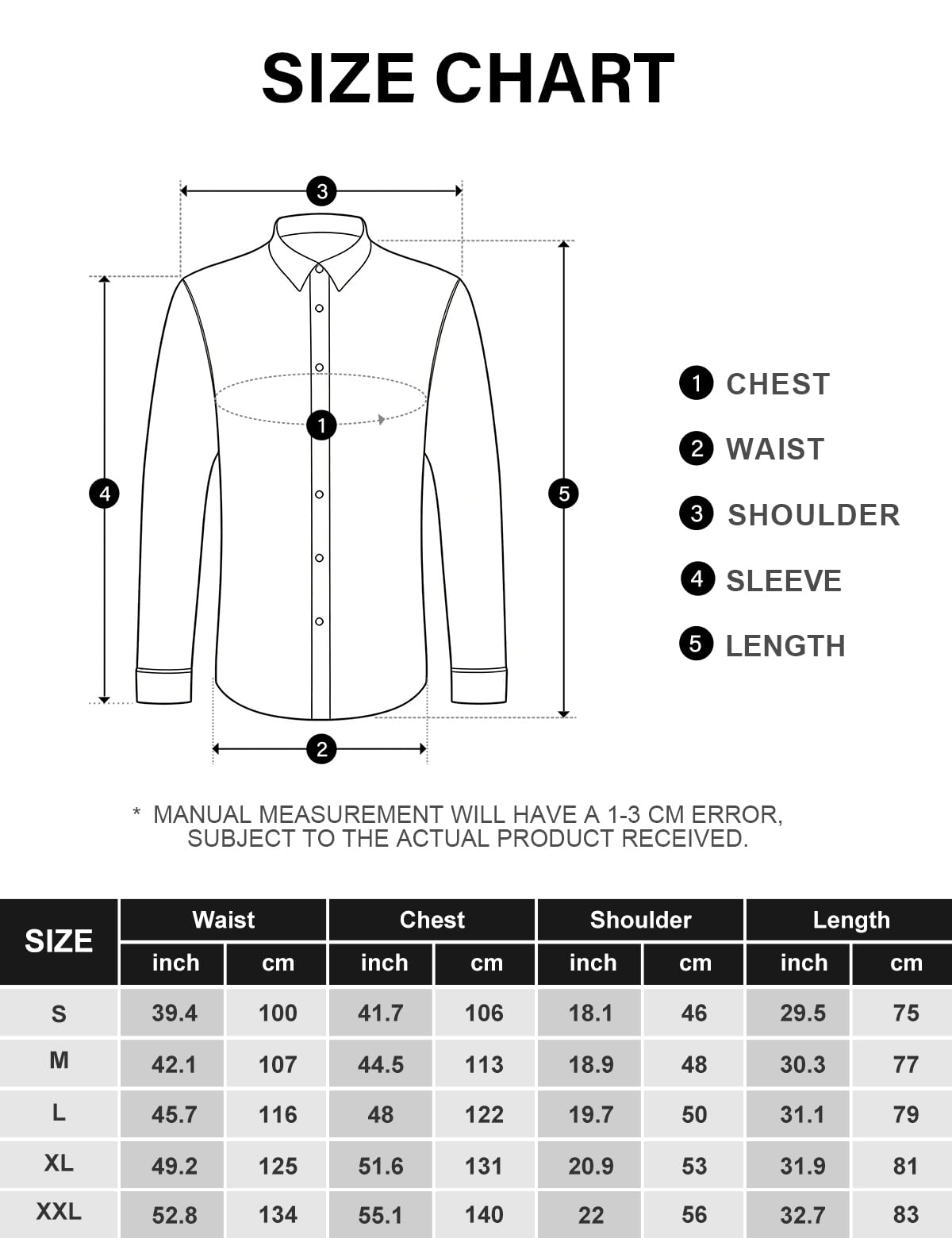 Camicia Uomo No Stiro Manica Lunga - Camicia Elegante da Uomo con Una Lucentezza Tenue, Regular Fit Business Casual, Antipiega con Bottoni