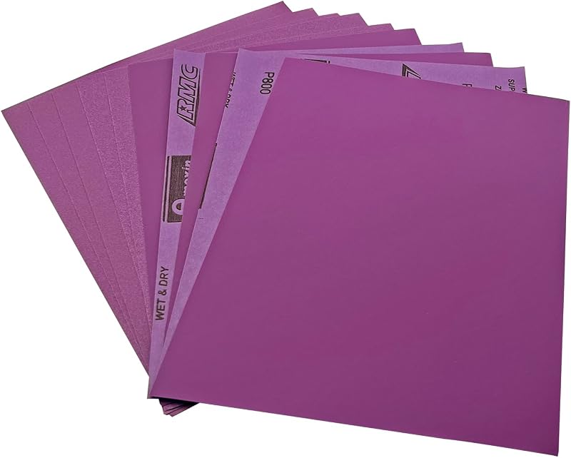 400-2000 Grit Wet Dry Sandpaper, 30pcs 9 x 11 Inch Sanding Sheets | Premium Aluminum Oxide Abrasive Sand Paper for Wood Metal Ceramic or Auto Polishing and Scratches Removing