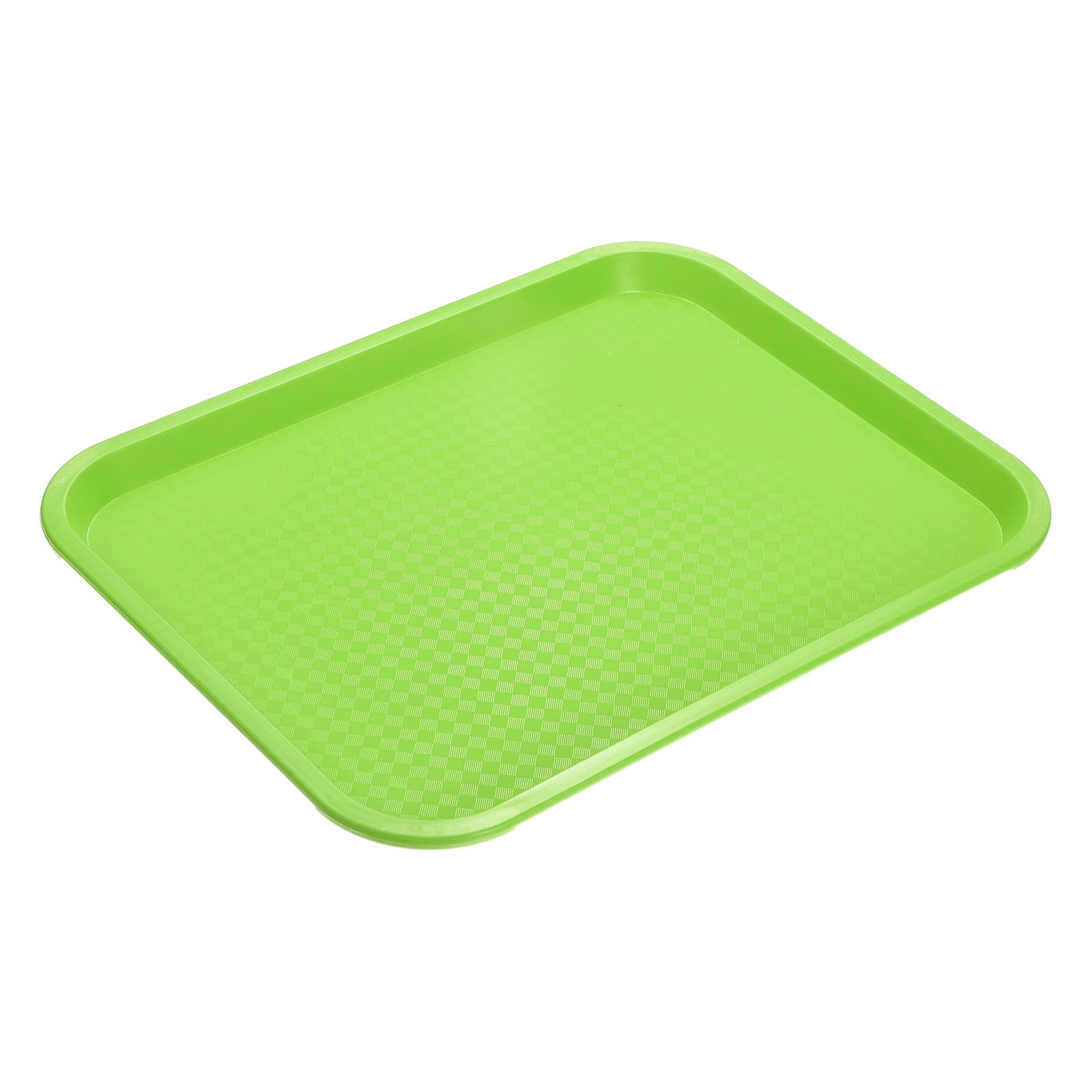 Plateaux de service en plastique vert pour simplifier vos repas de fête en cuisine