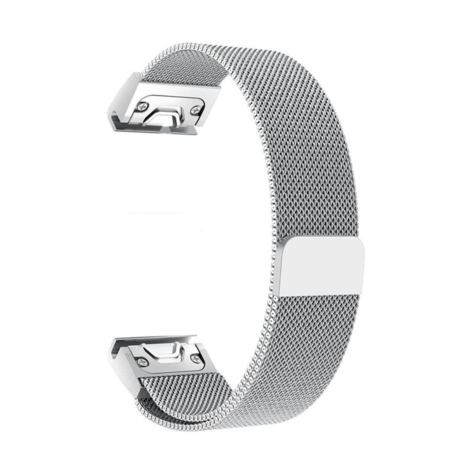 26 22 20 mm łatwy do dopasowania pasek do zegarka Milanese Loop Quick Release do Garmin Fenix 7 7X 7S 5X 5 5S 3 3HR Forerunner 935 pasek magnetyczny na nadgarstek