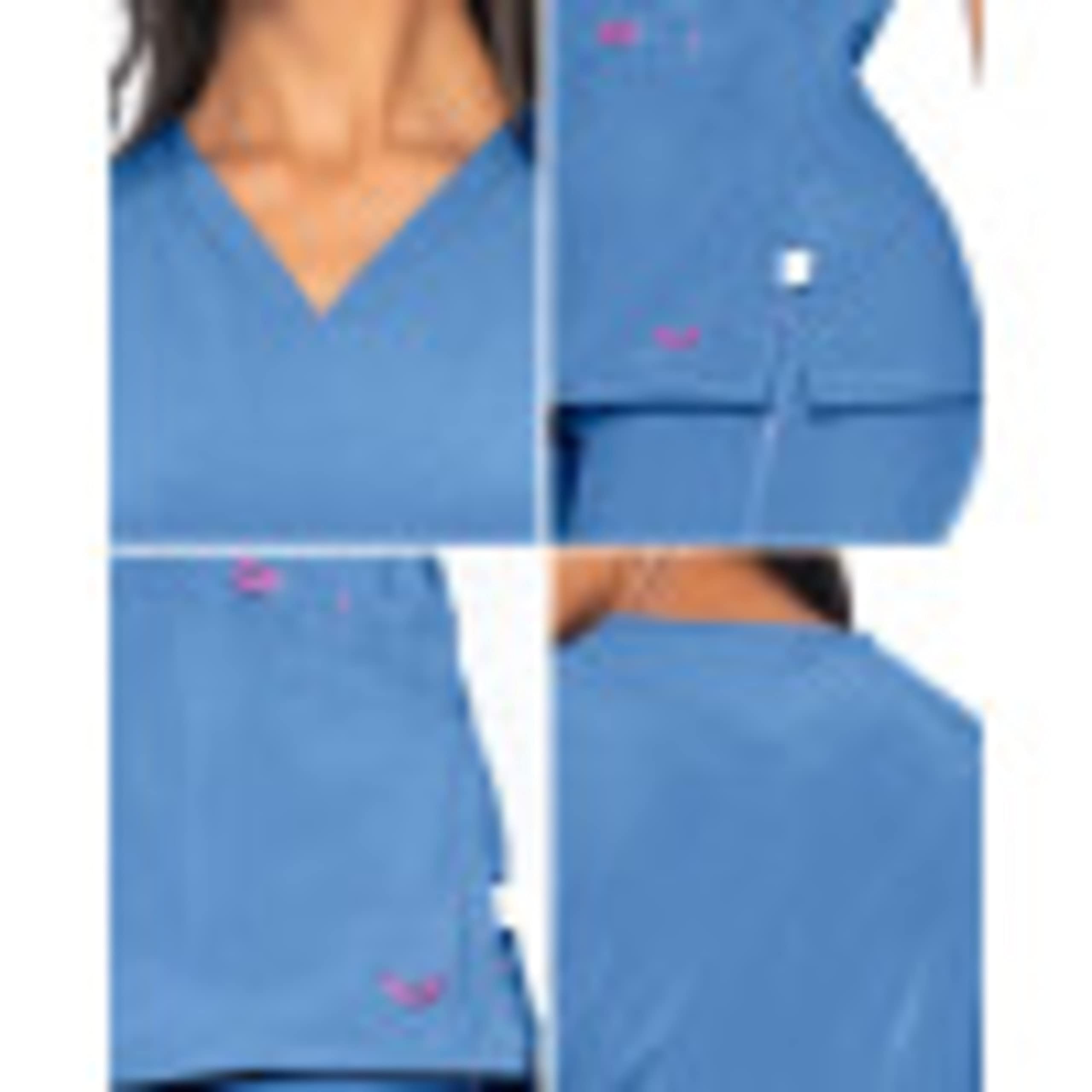 M&M SCRUBS Women Scrub Set Medical Scrub Top and Pants XXL Misty Green