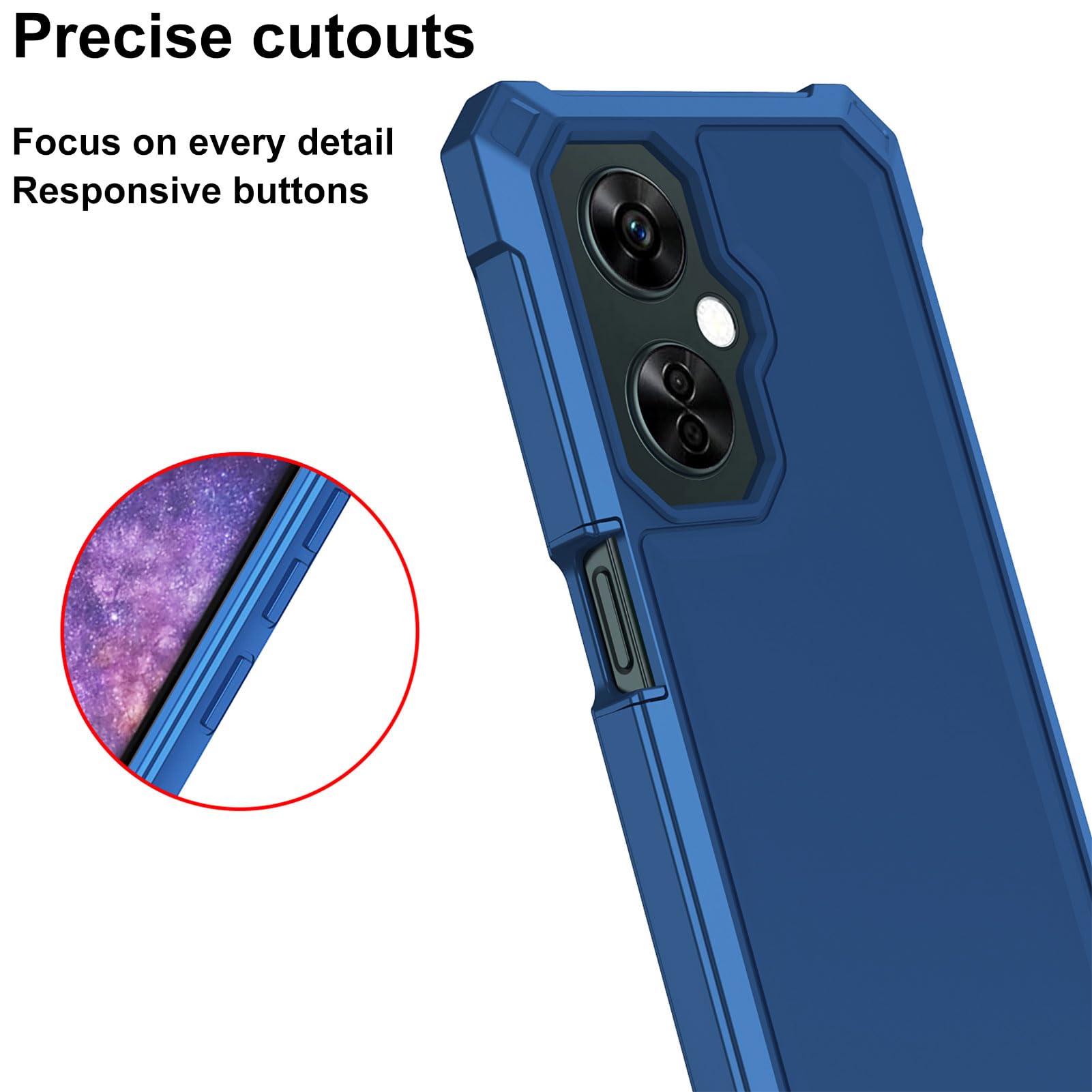 SEAHAI Cover per Oppo A79 5G / OnePlus Nord N30 SE 5G, Custodia Protettiva Ultra Sottile ed Elegante in Silicone TPU Trasparente, Bello Fiori Colorful Cover Antiurto Case - Gatto Sakura
