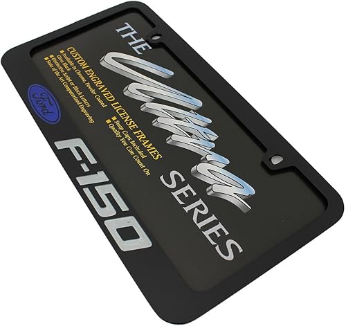 Miniatura 3 de Ford F-150 Marco de matrícula de metal negro