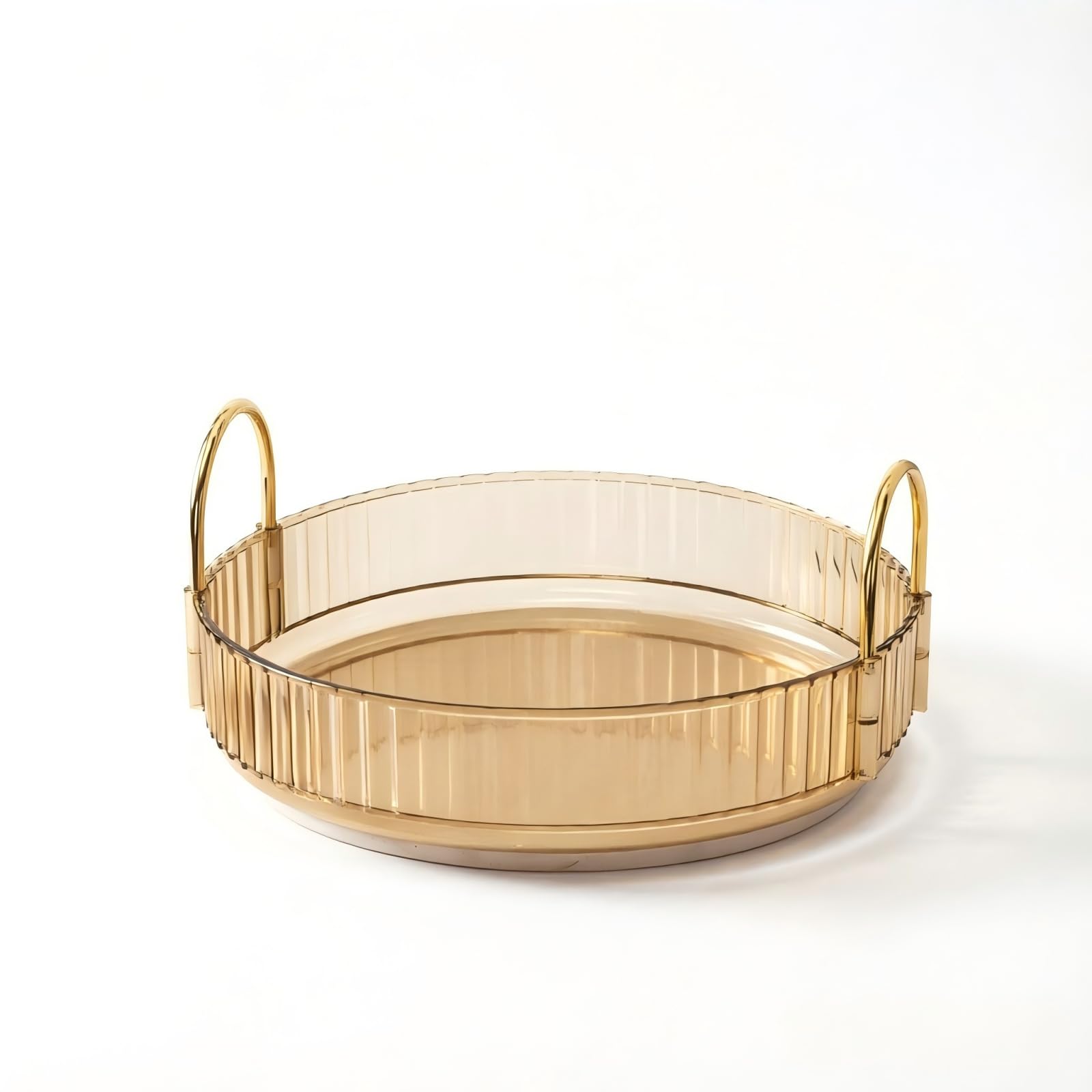 Cydzsra Amber Elegant Makeup Organizer Reduces Clutter And Provides,