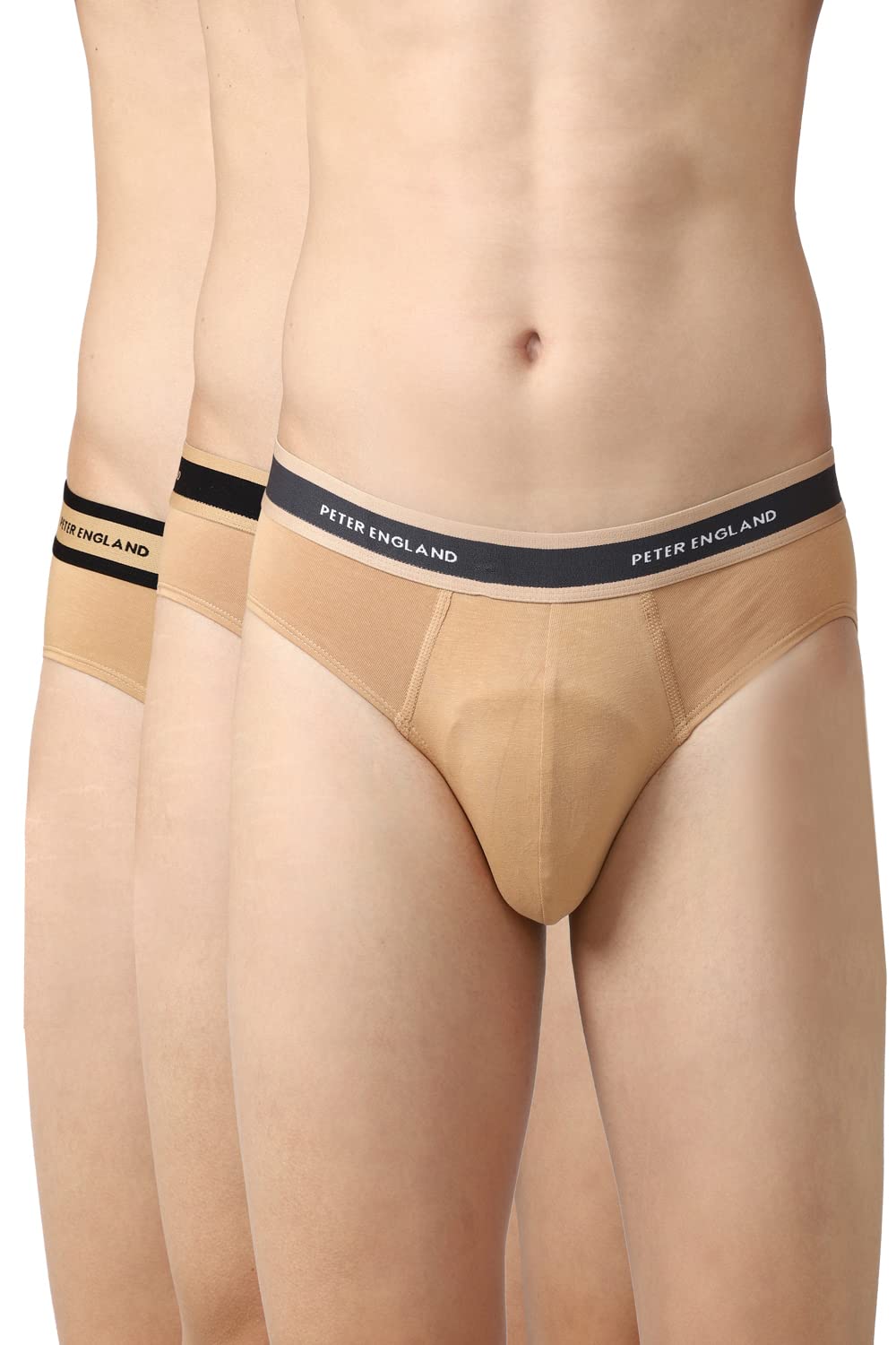 peter england Men's Cotton Blend Classic Solid Briefs (Pack of 3)-picture-29