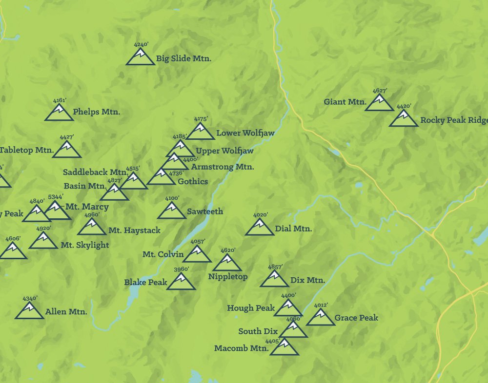 Adirondack Hiking Logbook: High Peaks / 46er Journal Or Diary By T. M