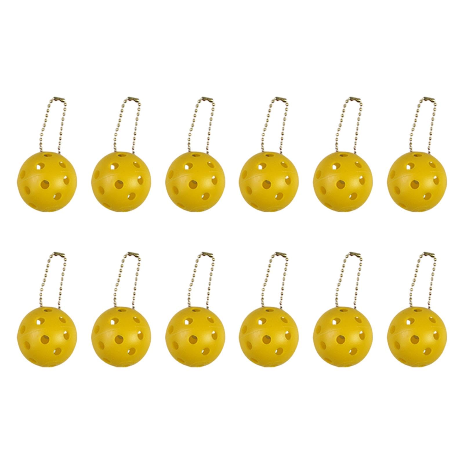 STYLEHEAVEN 12Pcs Pickleball Keychain Car Keychain Metal Keyring for Purse Handbag Decor Yellow|Sporting Goods|Tennis & Racquet Sports|Clothing, Shoes & Accessories|Other Racquet Sport Accs-picture-17